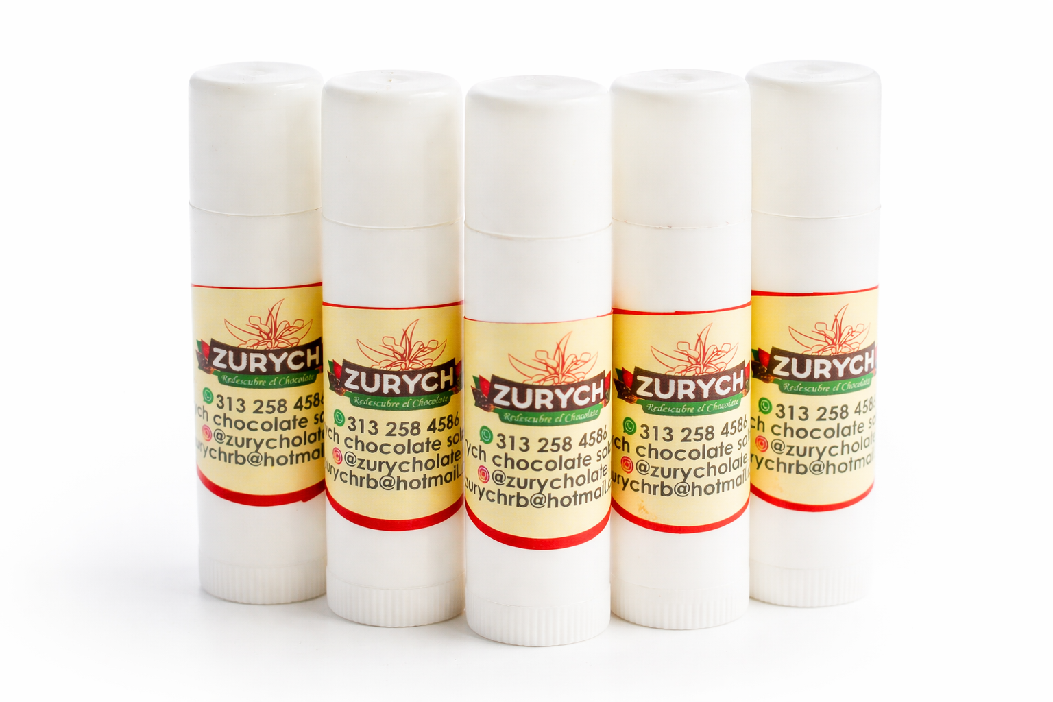 Combo x5 Mantecas de Cacao Para Labios
