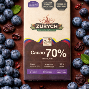 Chocolatina 70% cacao  40g unidad